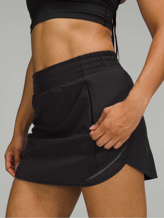 lululemon athletica Pants - lululemon athletica Black Athletic Skort with Built-In Shorts
